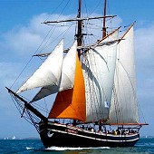 Voile vieux greement journee Saint Malo Goelette huniers