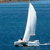 Demi journee catamaran voile Loguivy Paimpol