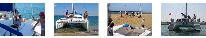 Journee catamaran voile ile Re