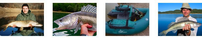 Peche carnassiers float tube lac castillon Alpes Haute Provence 04