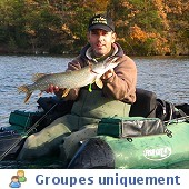 Peche float-tube lac esparron verdon