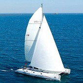 Demi journee catamaran voile cap agde