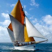 Voile vieux greement croisiere St Malo Dundee