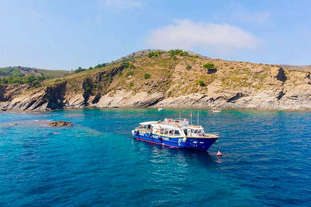 Excursion bateau baignade en mer