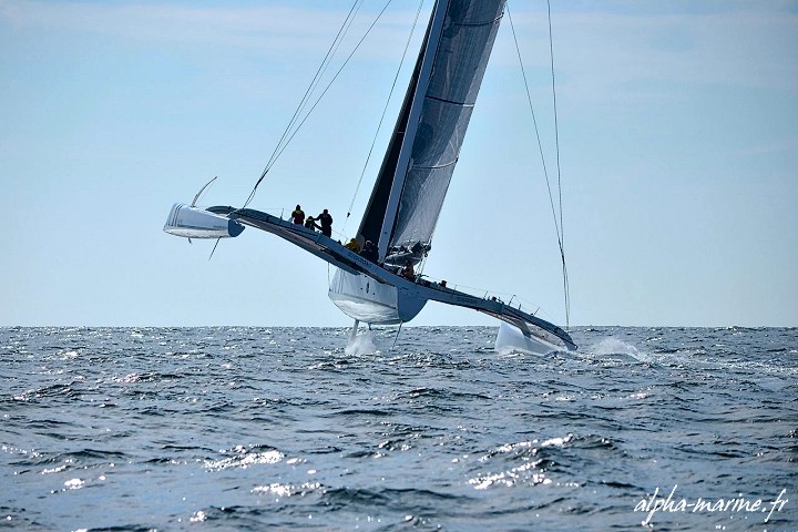 sortie trimaran de course lorient