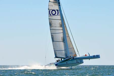 Demi-journee trimaran course Lorient