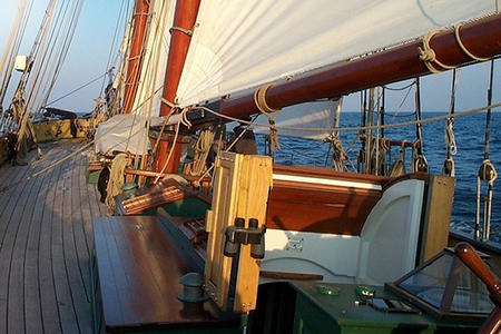 Croisière voilier vieux greement Brest