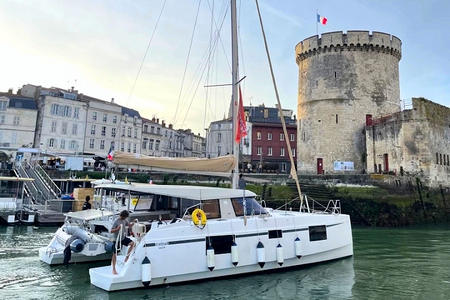 Journée catamaran vers La Rochelle