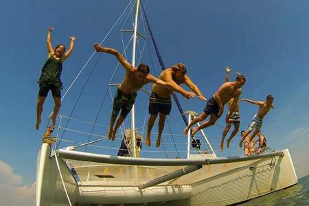 Catamaran voile Rochelle Fort boyard
