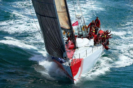 Voilier course VOR 60 Lorient - 56