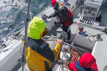 Journee course voile Lorient ile Groix