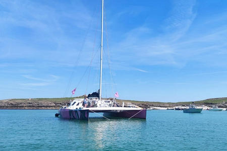 Sortie catamaran Morbihan Bretagne Sud