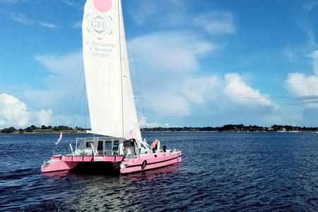 Sorties catamaran voile Groix Lorient
