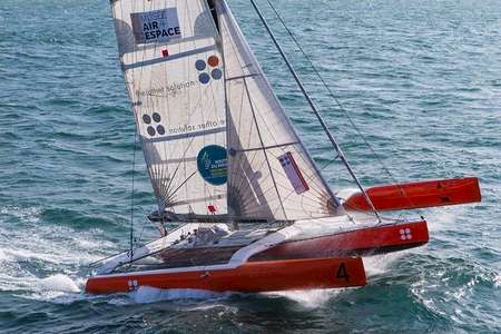 Trimaran course Golfe Morbihan 56