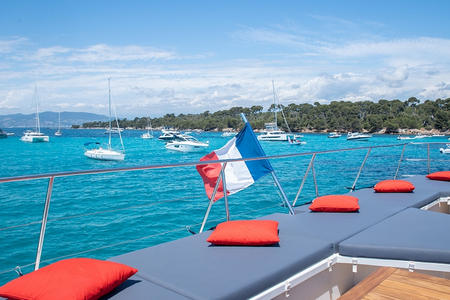 Demi-journée catamaran Cap Antibes