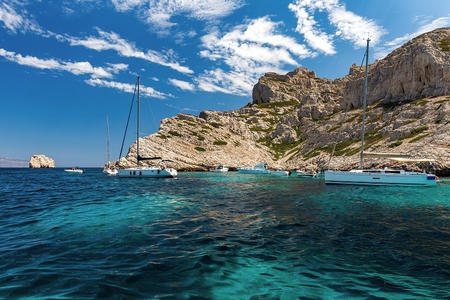 Journée catamaran Calanques Parc National