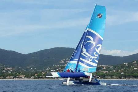 Journée bateau course voile Cavalaire