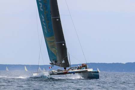 Sortie bateau course voile Lavandou