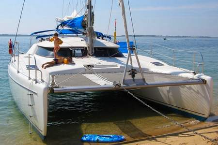 Sortie catamaran banc du Bûcheron Ile de Ré