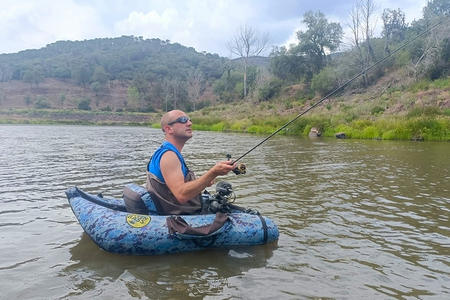 Pêche float-tube Sur l'Argens à Fréjus - 83