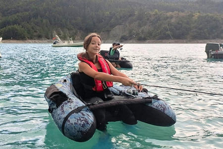 Pêche float-tube dans le Verdon