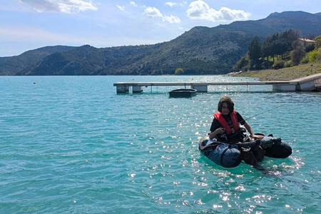 Peche float-tube Castellane