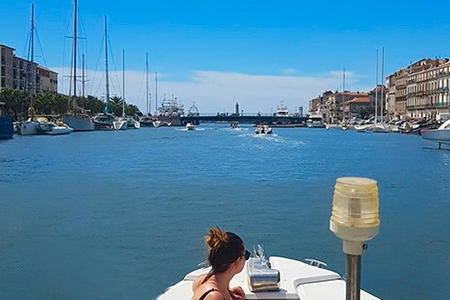 Vers Sète et l'Etang de Thau Frontignan Plage - 34