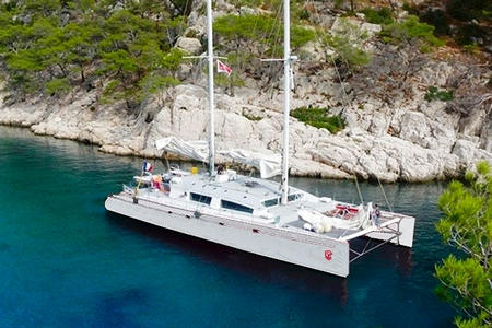 Location catamaran affrètement