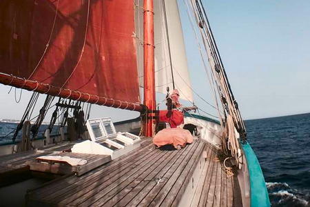 Voile vieux greement Lorient