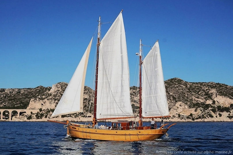 Vieux gréement ketch