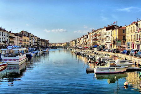 Le Marché de Sète en bateau