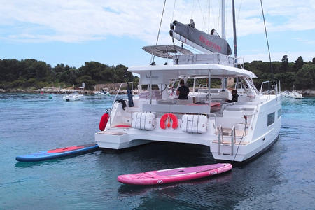 Catamaran day charter Villeneuve Loubet - 06