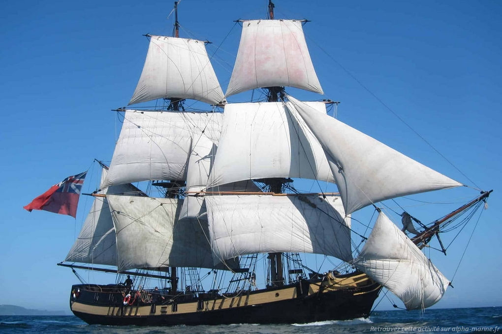 Voilier vieux gréement