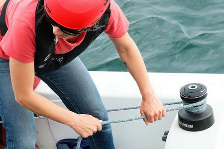 Sorties bateau course Larmor Baden