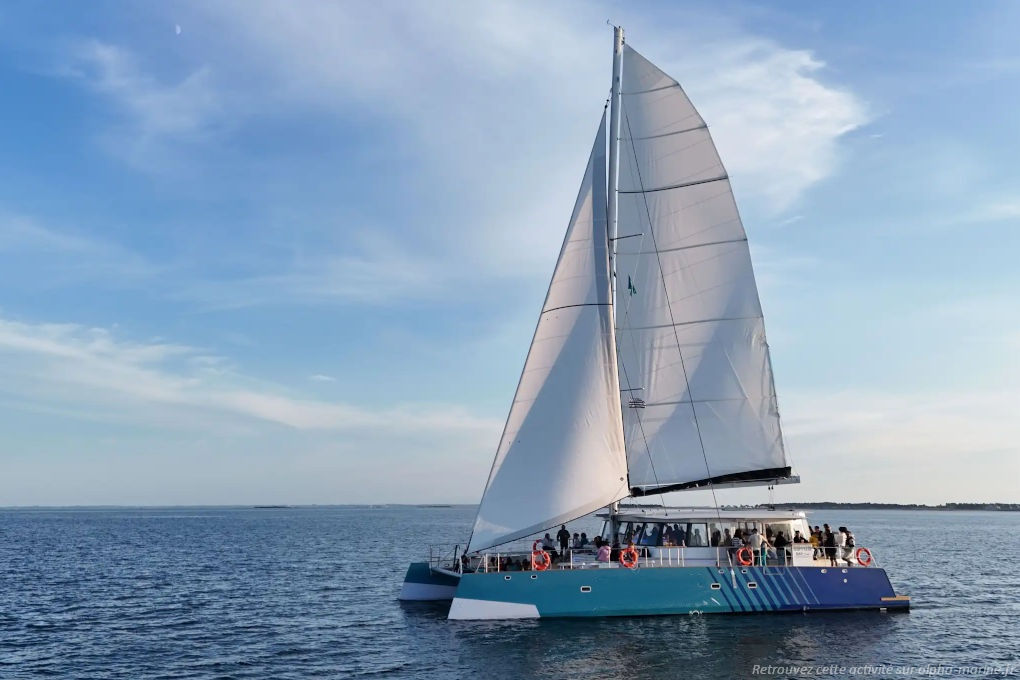 Catamaran day charter Le Palais, Belle Ile - 56