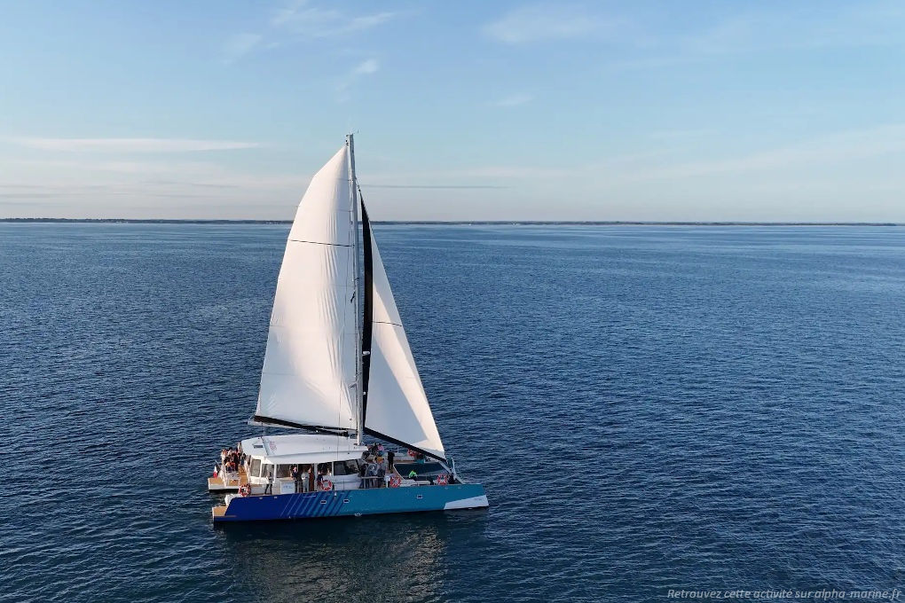 Catamaran day charter Quiberon - 56